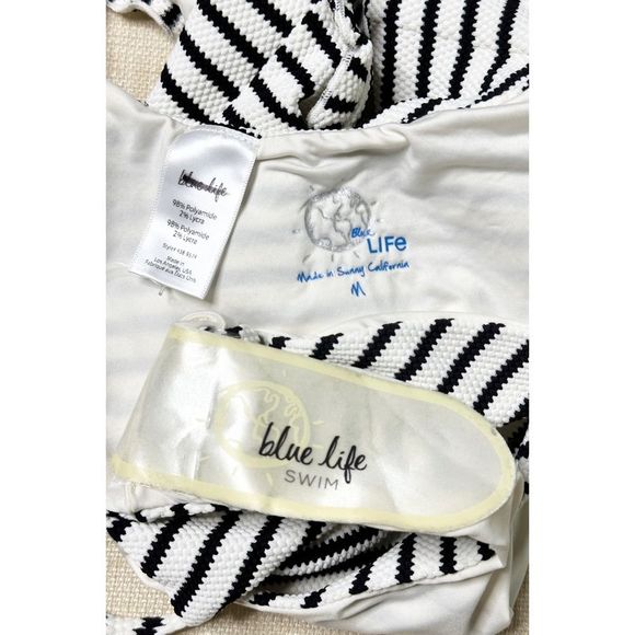 Urban Outfitters x Blue Life Majorca Striped One-Piece Swimsuit - Picture 12 of 12